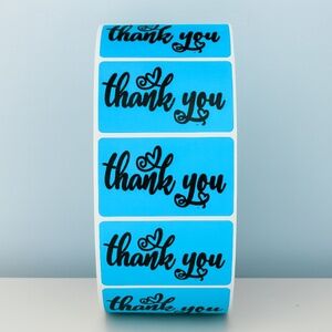 Small Business Thank You Stickers - Heart Packaging -Customer Appreciation label